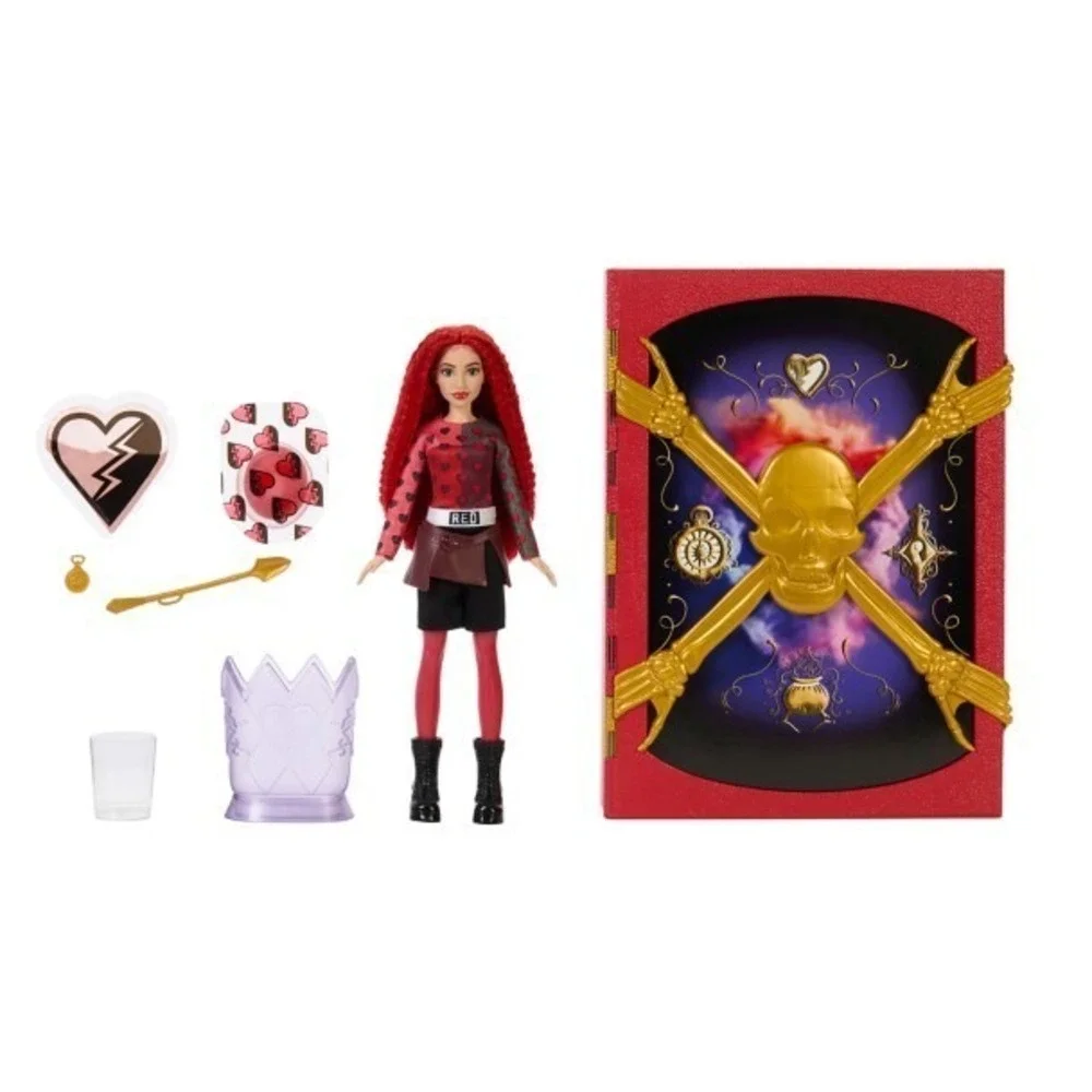 Disney Descendants Rise of Red Doll & Sorcerers Cookbook Playset Mattel 2024 NEW